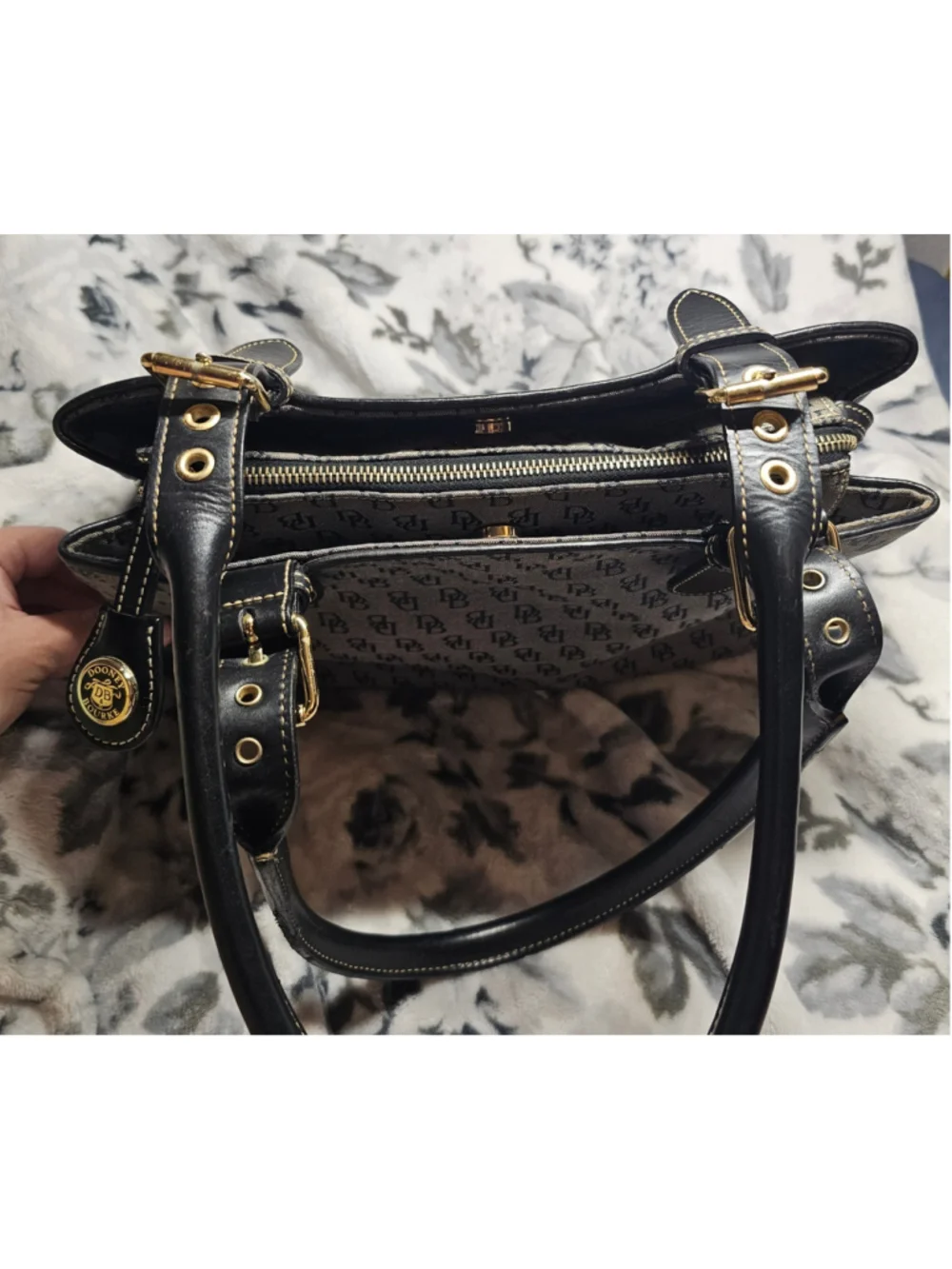 Dooney & Bourke Vintage Monogram Canvas Tote Bag